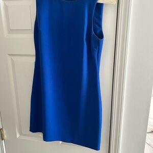 Blue sheath dress from Macys